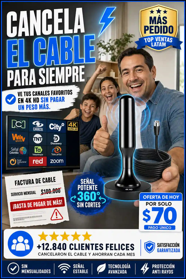 📡 ClearWave® 4K I Tecnología que mejora tu señal.