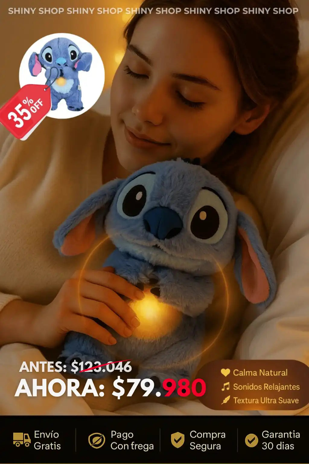 🔴 Stich Respira Original™: Tranquilidad y Relajación al dormir