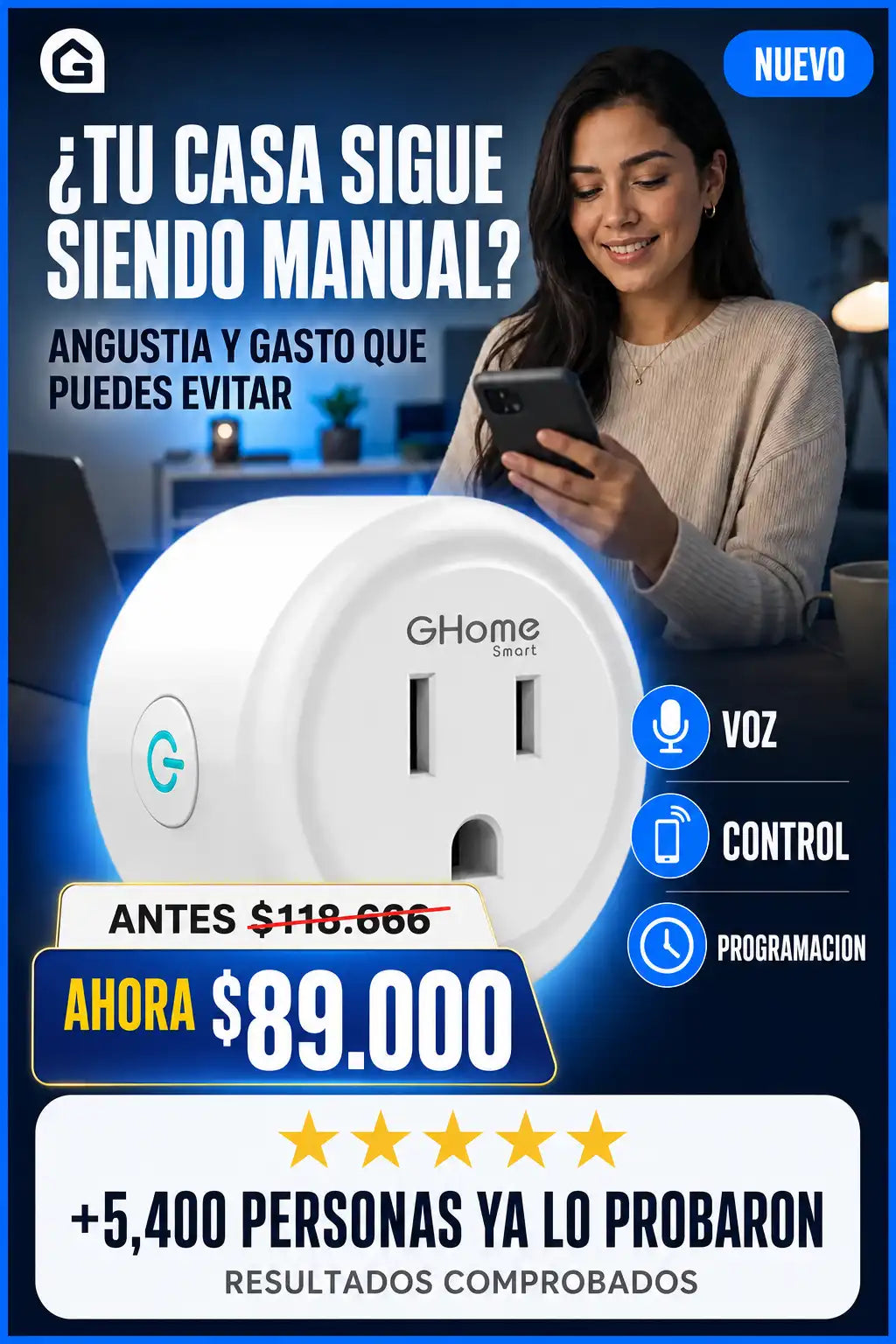 SmartVolt Plug® | Convierte cualquier toma en un enchufe inteligente