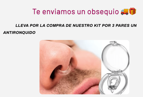 🟣 Kit Premium® 2 en 1: Moldeador Nasal + Anti - Ronquidos - Shiny Shop