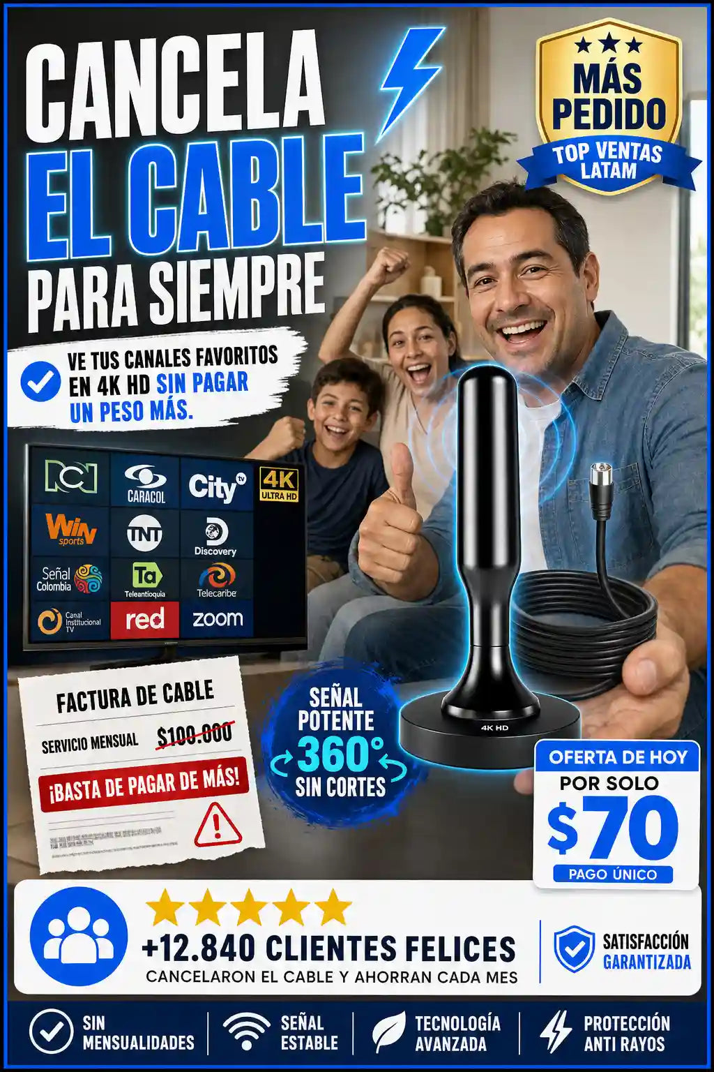 📡 ClearWave® 4K I Tecnología que mejora tu señal.