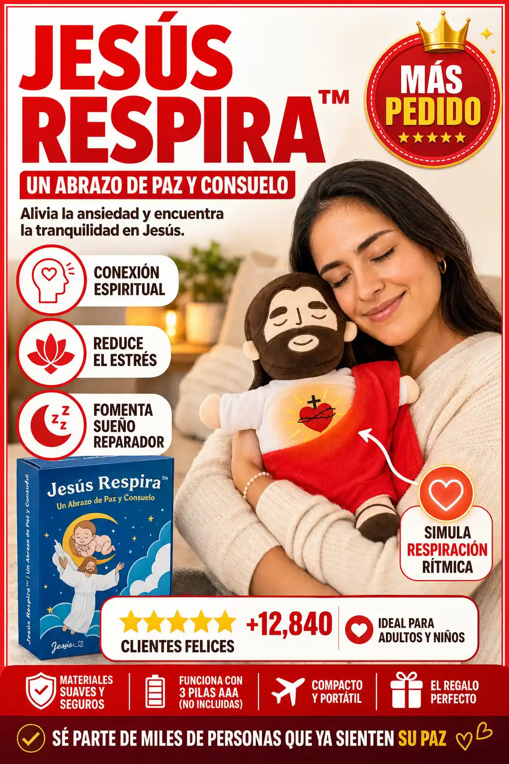 🤧 Jesús Respira™ I Un Abrazo de Paz y Consuelo