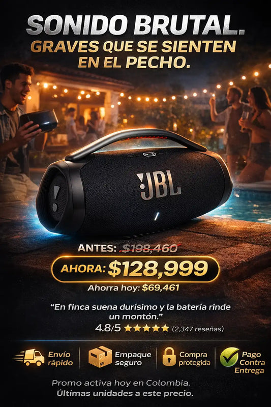 🎵 JBL Boombox 4 Black® I PARLANTE QUE SE SIENTE