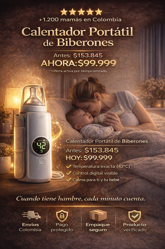MilkWarm™ 🍼 La forma rápida y segura de calentar el biberón. 🔥
