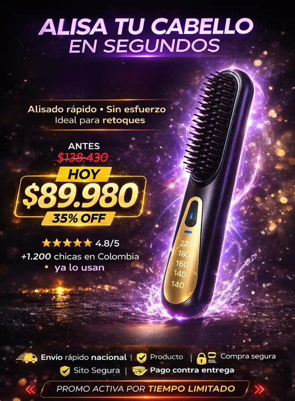 Brush Pro® Cepillo Alisador Inalambrico