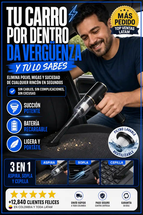 Aspiradora CleanMaster®I 🔴 Limpieza Instantánea