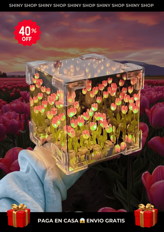 🟠 InfinityLove™ I Lámpara de Tulipanes Infinitos - Shiny Shop
