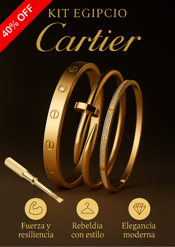 ⚱️Kit Egipcio Cartier - 40% OFF - Shiny Shop