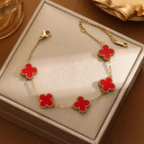 👑 Pulsera Van Cleef | Baño de oro 18K + Estuche Premium Gratis PRO - Shiny Shop