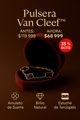 👑 Pulsera Van Cleef | Baño de oro 18K + Estuche Premium Gratis PRO - Shiny Shop