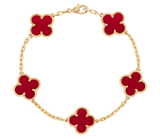👑 Pulsera Van Cleef | Baño de oro 18K + Estuche Premium Gratis PRO - Shiny Shop